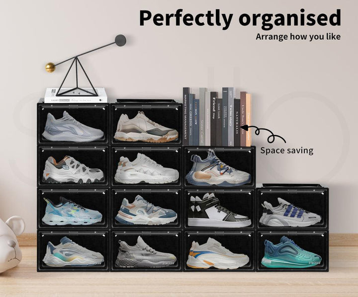 Magnetic Sneaker Display Case - Black