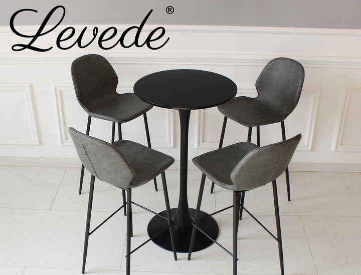 Levede 2x Round Bar Table Pub Tables - Levede