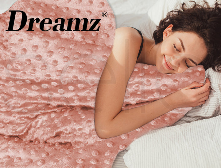 DreamZ Weighted Blanket Cover Quilt Pink - Levede