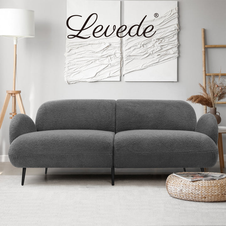 Levede Cloud Sofa 3 Seater Sherpa Fleece