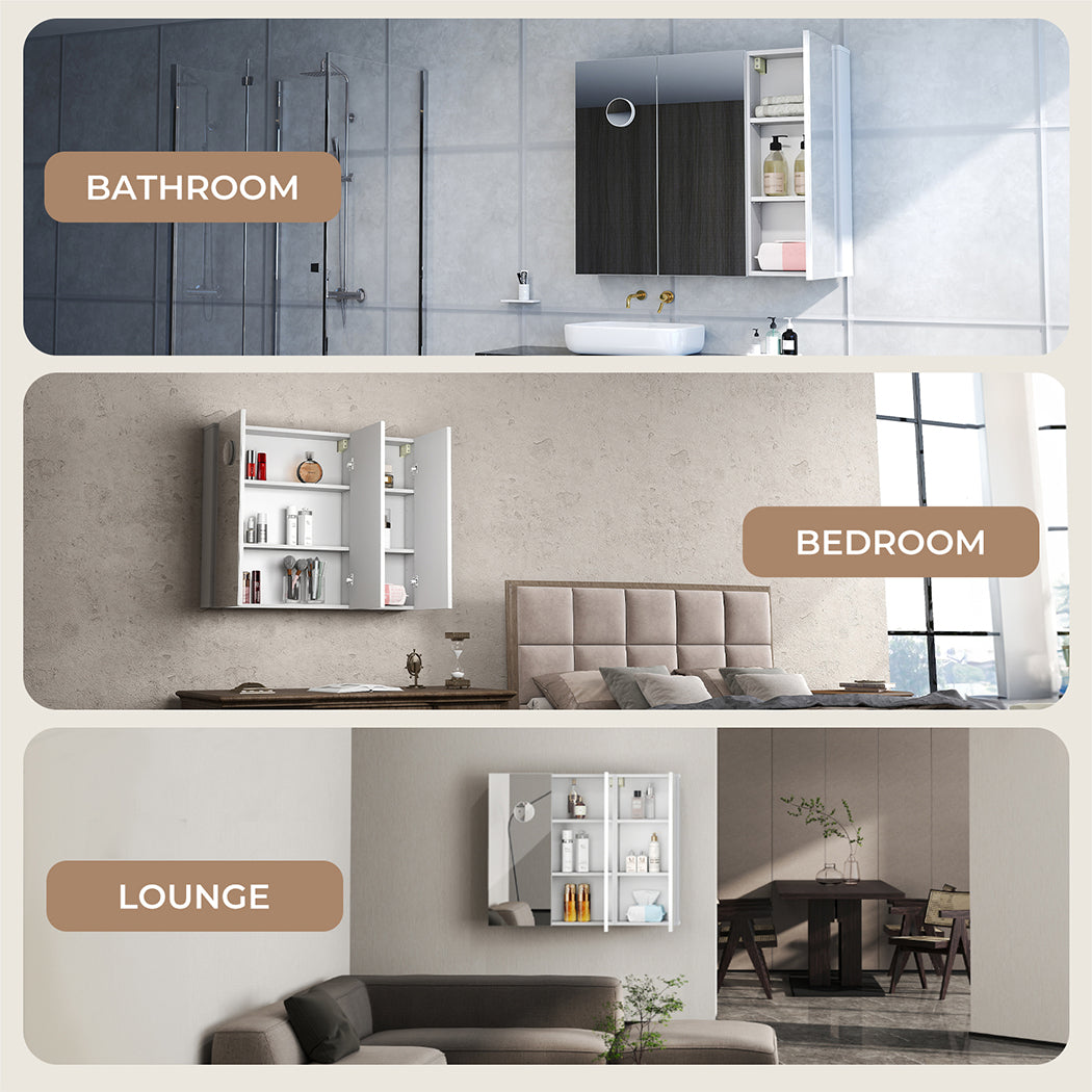 Bathroom Mirror Cabinet - Wall Mounted