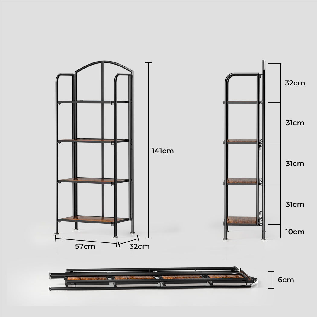 Levede Display Shelf Bookshelf Foldable - Levede