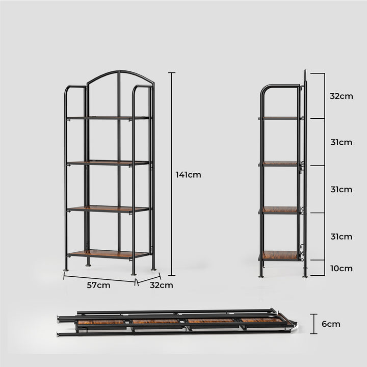 Levede Display Shelf Bookshelf Foldable - Levede