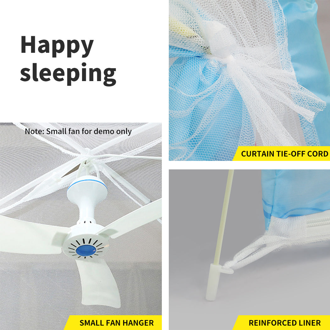 Dreamz Mosquito Bed Nets Foldable Canopy for King and Queen Size - Levede