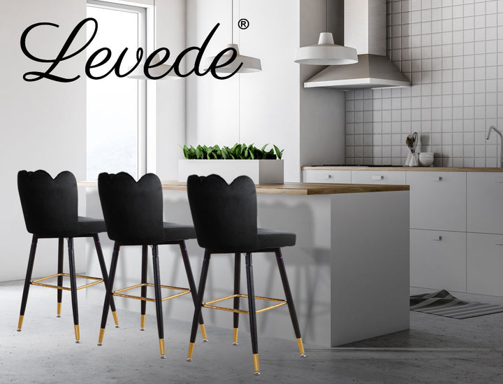 Levede 2x Bar Stools Kitchen Stool Chairs - Levede