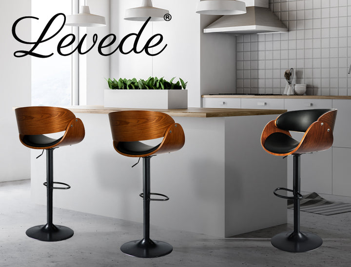 Levede 1x Bar Stools Gas Lift Kitchen - Levede