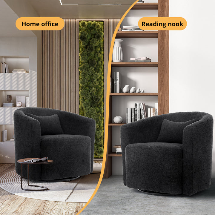 Swivel Barrel Armchair Tub