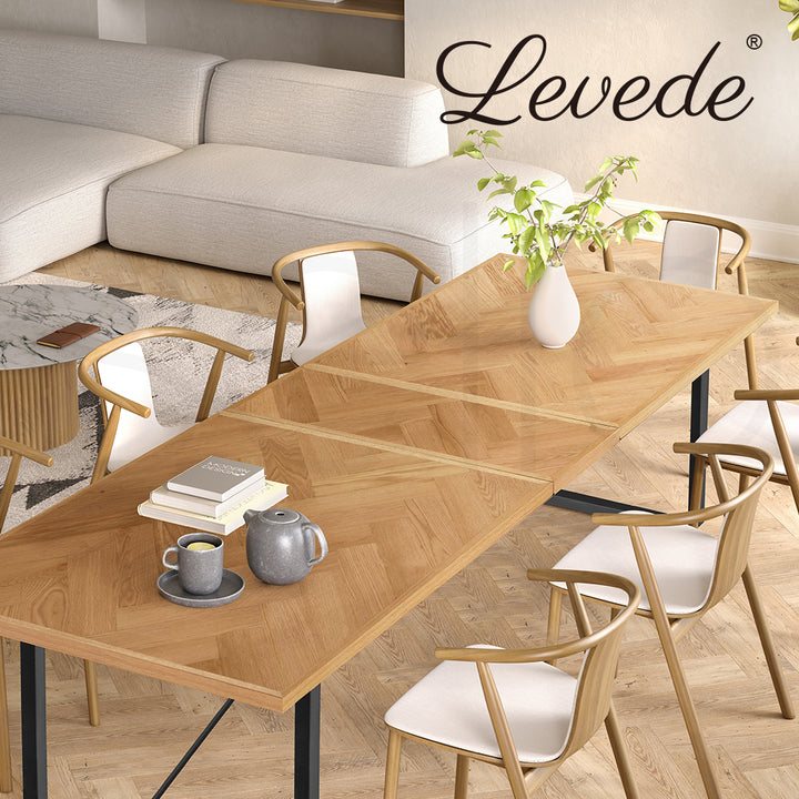 Levede Dining Table 1.8-2.4M Extendable - Levede