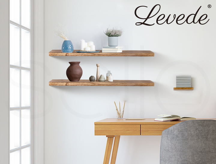 Levede 2 Pcs Floating Shelves Wall Mounted - Levede