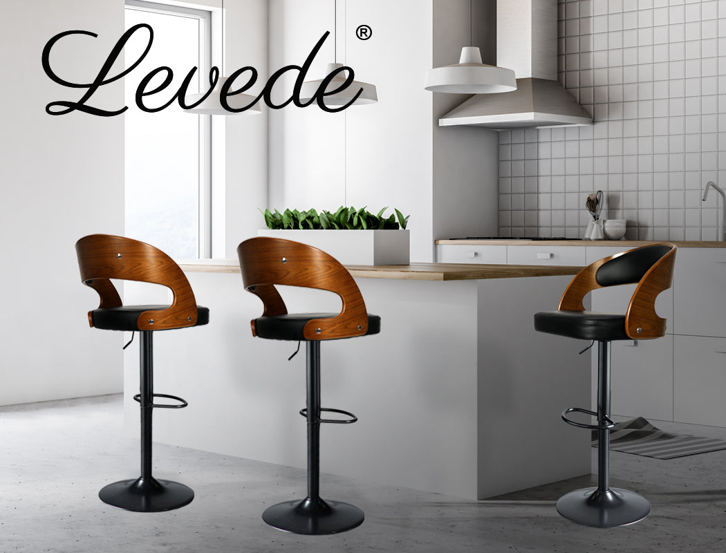 Levede 1x Kitchen Bar Stools Gas Lift - Levede