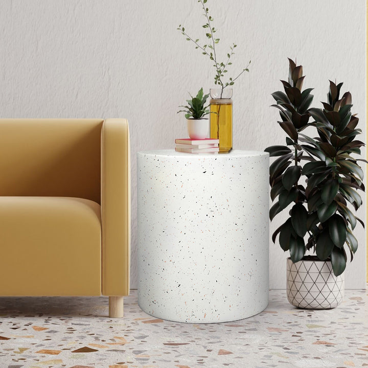 Levede Side Table Terrazzo Round End - Levede