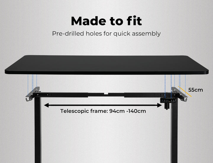 Motorised Standing Desk Adjustable 140cm