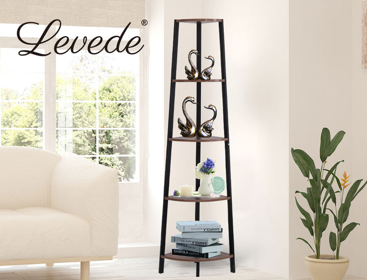 Levede 5 Tier Corner Shelf Industrial - Levede