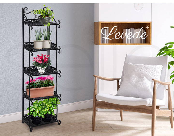 Levede Plant Stand 5 Tiers Outdoor Indoor - Levede