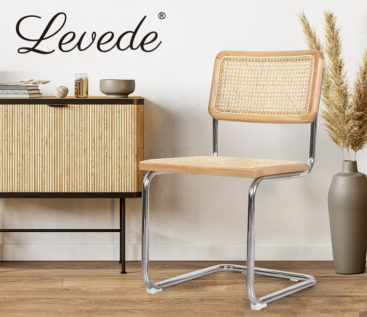 Levede 2x Rattan Chair Dining Chairs - Levede