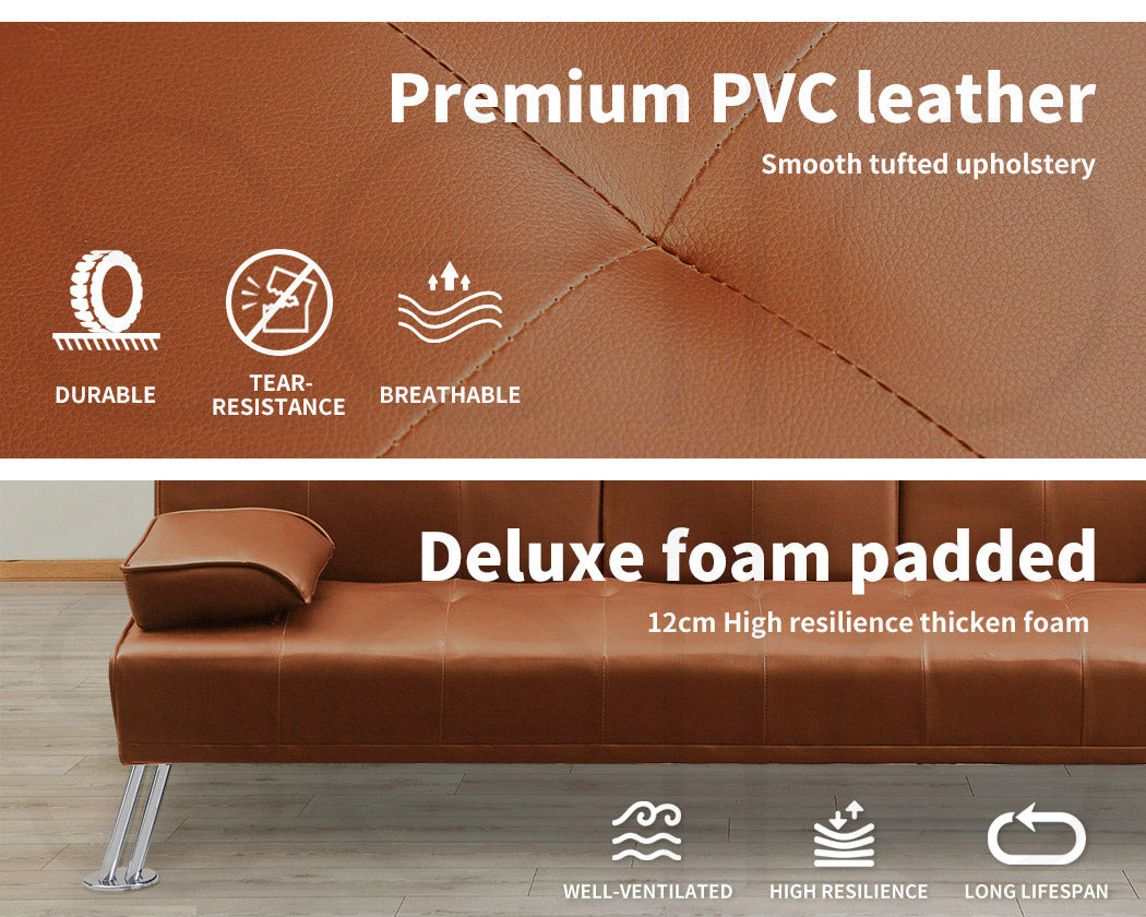 Levede Sofa Bed Adjustable Recliner