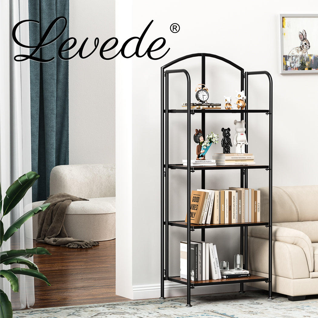 Levede Display Shelf Bookshelf Foldable - Levede