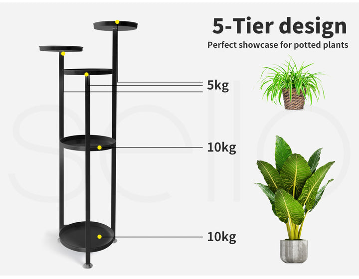 Levede Plant Stand Outdoor Indoor Flower - Large and Medium