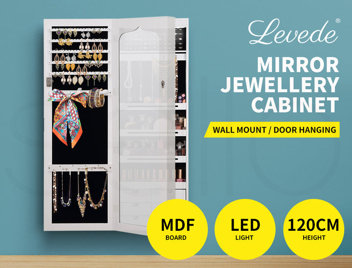 Levede Jewellery Cabinet Full Length - Levede