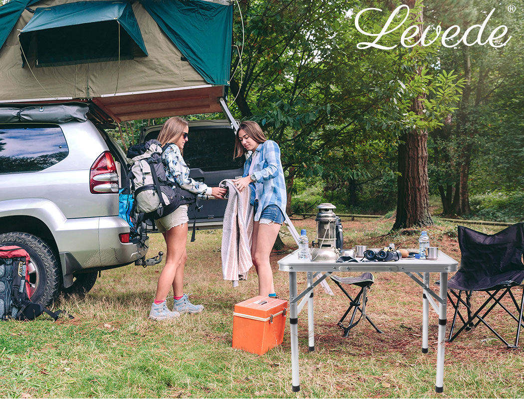 Levede Camping Table Folding Aluminium - Levede