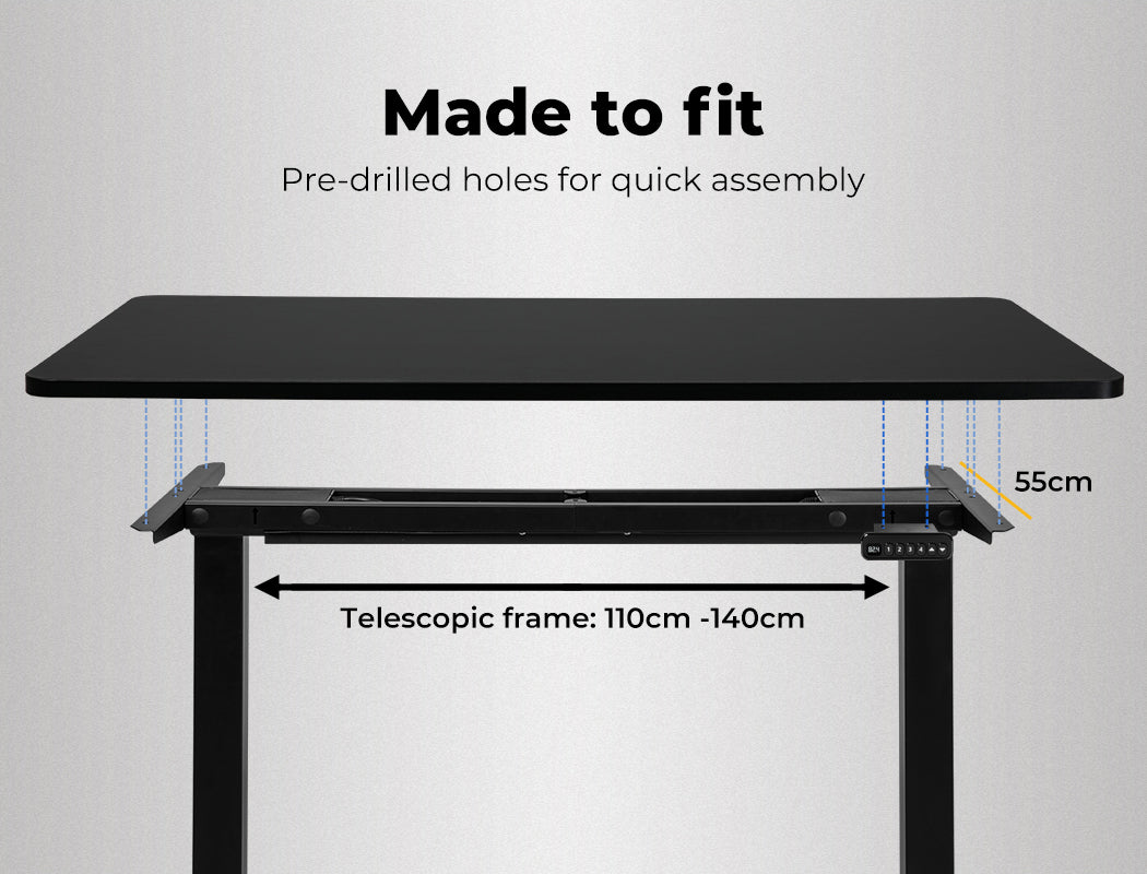 Levede Motorised Standing Desk Adjustable 120cm 800x 1.5MM