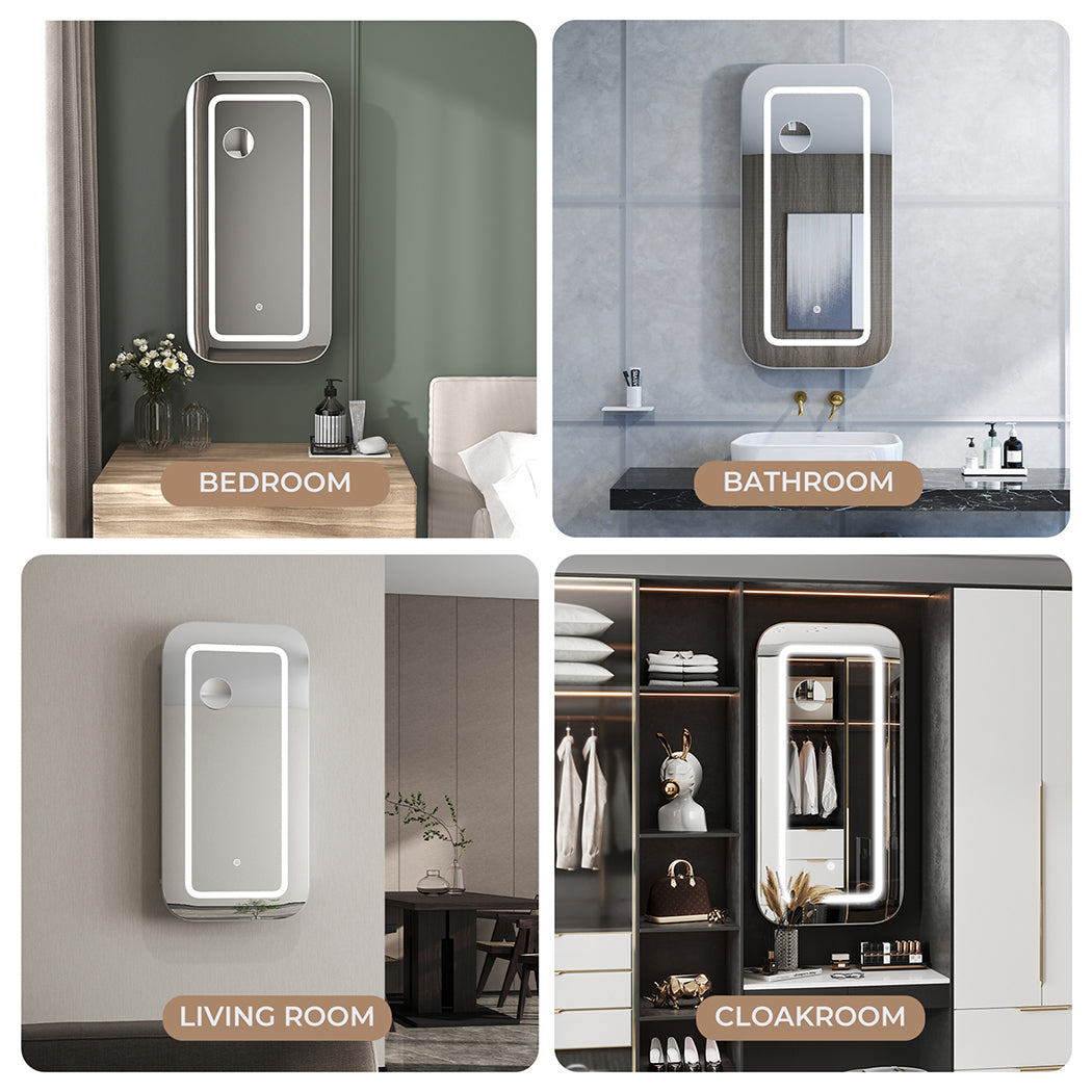 LED Bathroom Mirror Cabinet with Storage