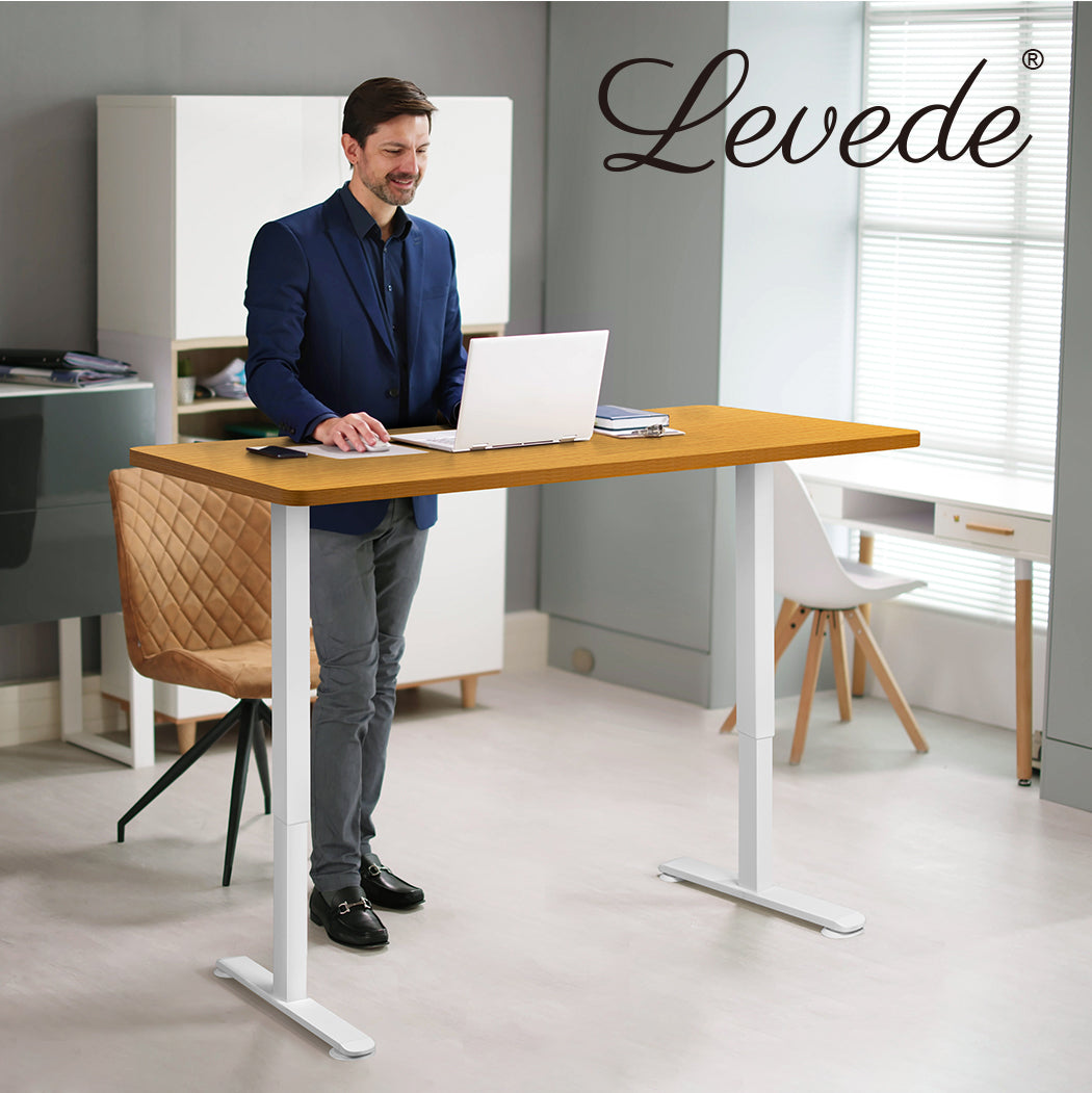 Levede Motorised Standing Desk Adjustable 120cm 800x 1.5MM - Levede