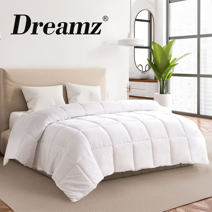 Dreamz Renewable Fiber Quilt 200 GSM & 400 GSM - Soft & Comfortable - Levede