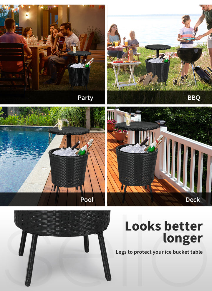 Levede Cooler Ice Bucket Table Bar Outdoor - Levede