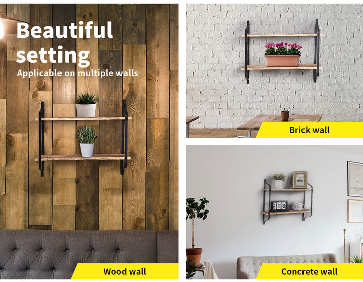Levede Floating Shelves Brackets Display - Levede