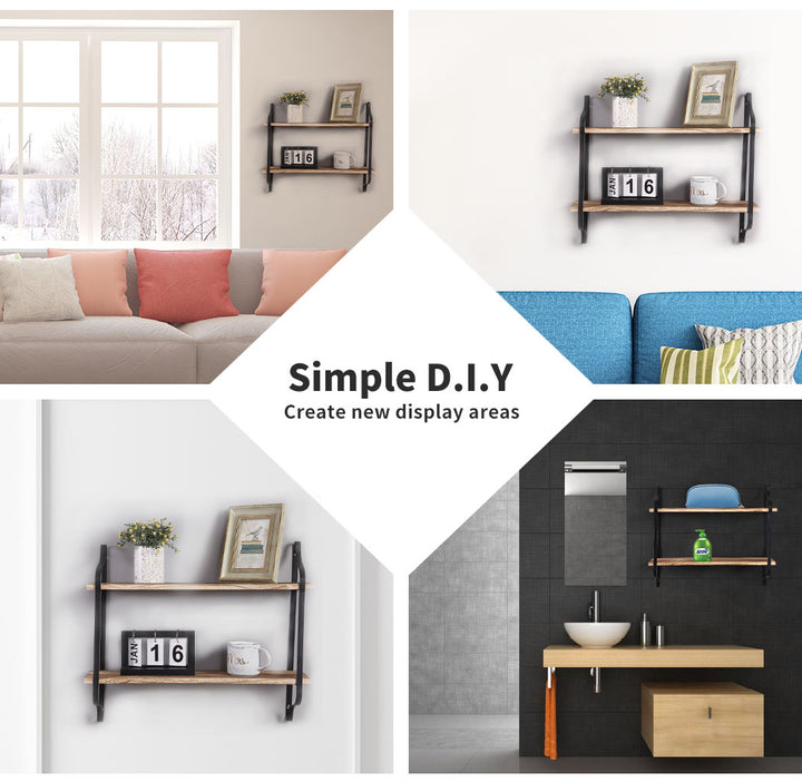 Levede Floating Shelves Brackets Display - Levede