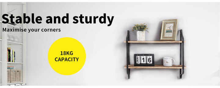 Levede Floating Shelves Brackets Display - Levede