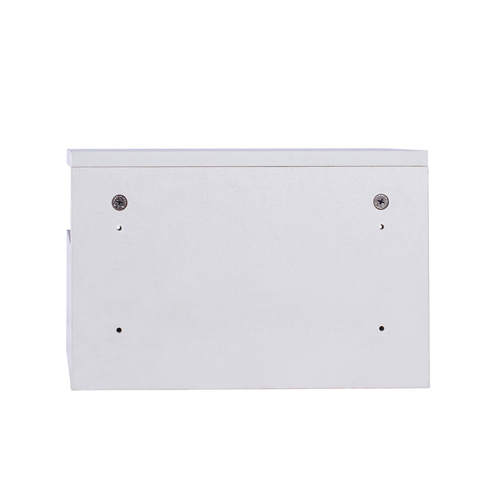 White Wall-Mounted Floating Bedside Table back side