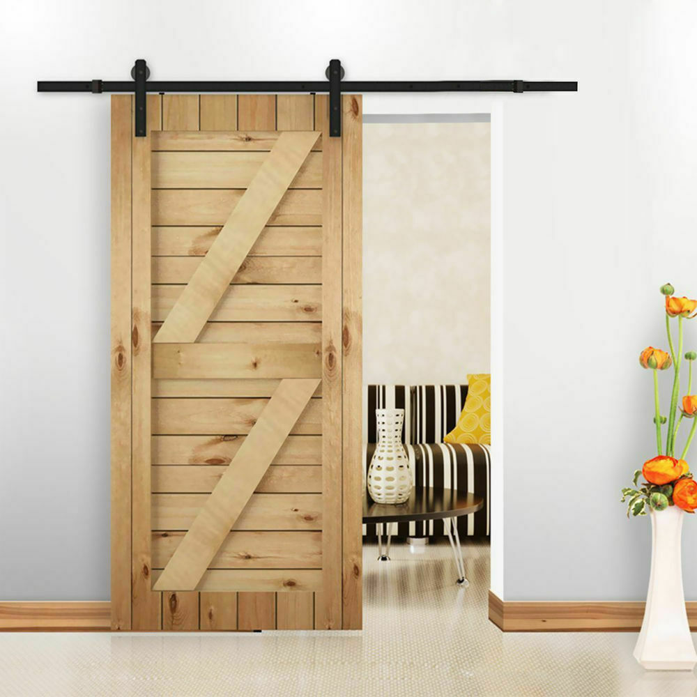 Antique Style Sliding Barn Double Door - Levede