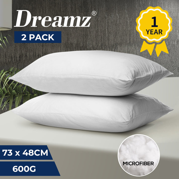 Dreamz Pillows Inserts Cushion Soft - Levede