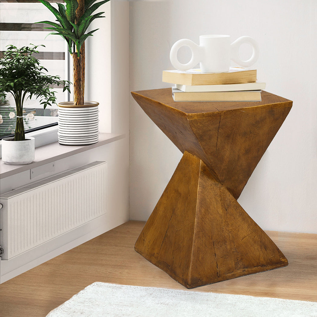 Books on Levede Side Table Coffee Terrazzo Magnesia