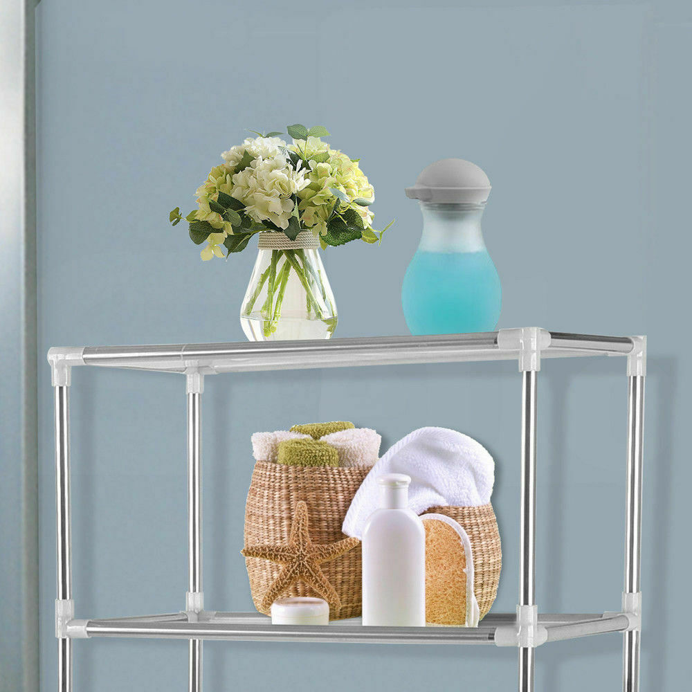 Over Toilet Storage Shelf Rack - Bath Shelf and Organizer for Bathroom Storage - Levede