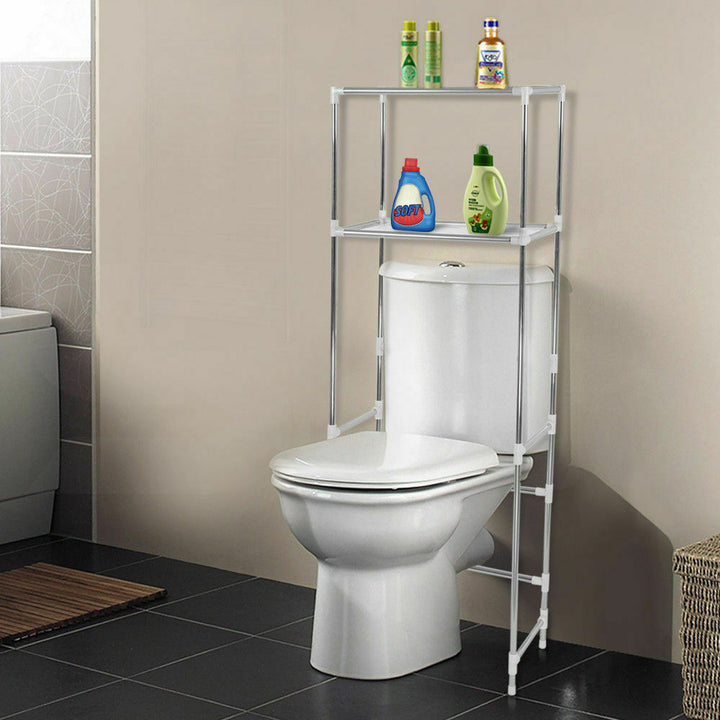 Over Toilet Storage Shelf Rack - Bath Shelf and Organizer for Bathroom Storage - Levede