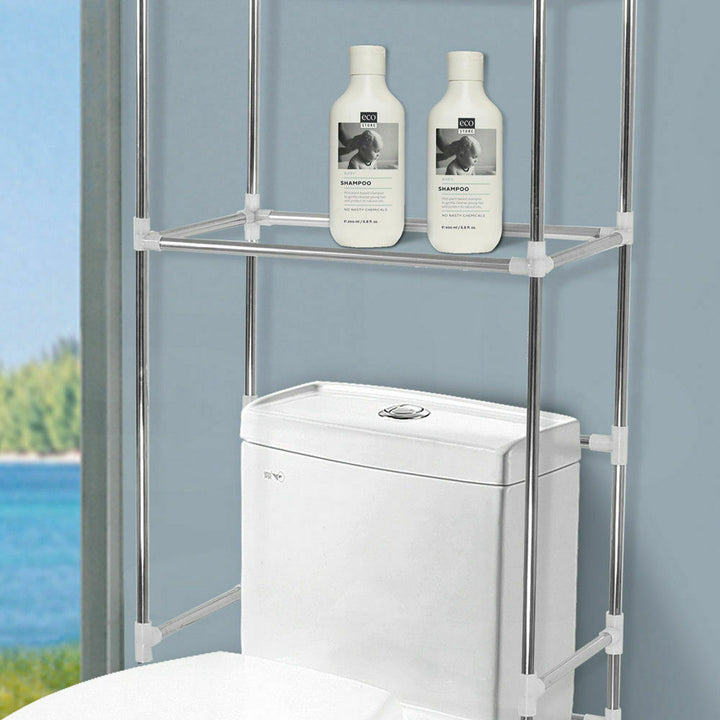 Over Toilet Storage Shelf Rack - Bath Shelf and Organizer for Bathroom Storage - Levede