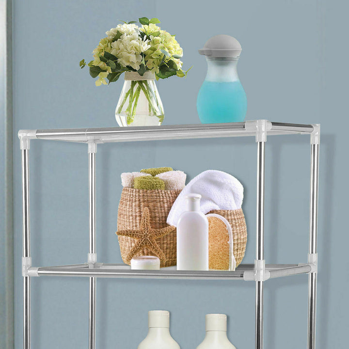 Over Toilet Storage Shelf Rack - Bath Shelf and Organizer for Bathroom Storage - Levede