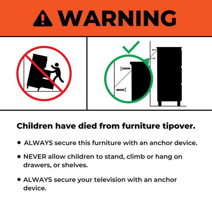 Warning for Furniture 