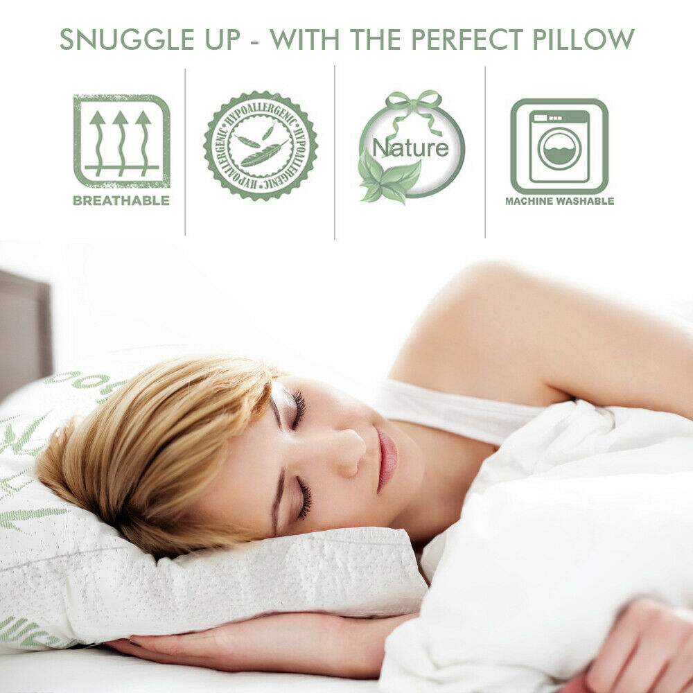 DreamZ 2x Memory Foam Pillow Bamboo - Levede