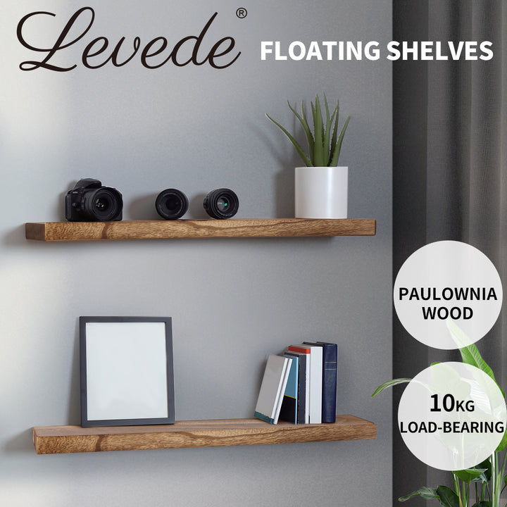 Levede 2 Pcs Floating Shelves Wall Mounted - Levede