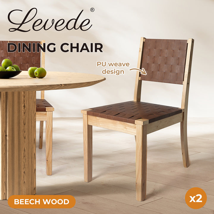 Levede Dining Chairs Accent Chair Lounge - Levede