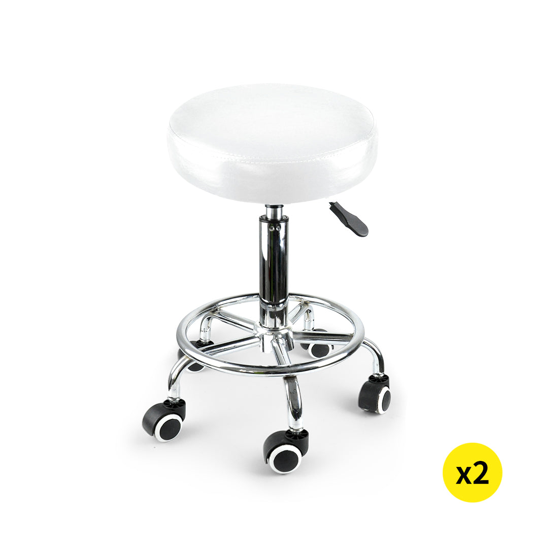 Levede Swivel Salon Barstool Hairdressing Stool - Levede