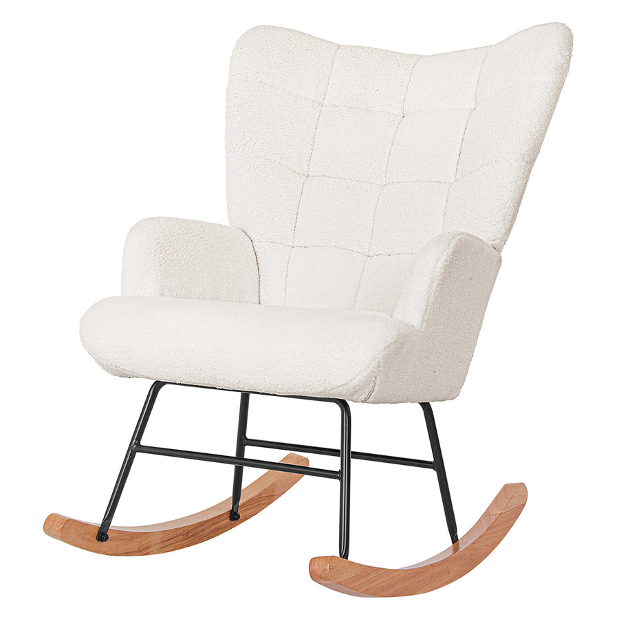 Levede Fleece Rocking Chair.