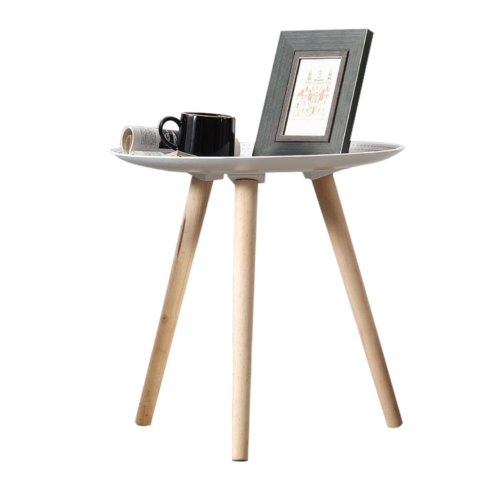 Levede Side Table Coffee Bedside End White-1848848595957190656