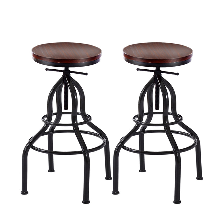 Levede 2x Industrial Bar Stools Kitchen - Levede