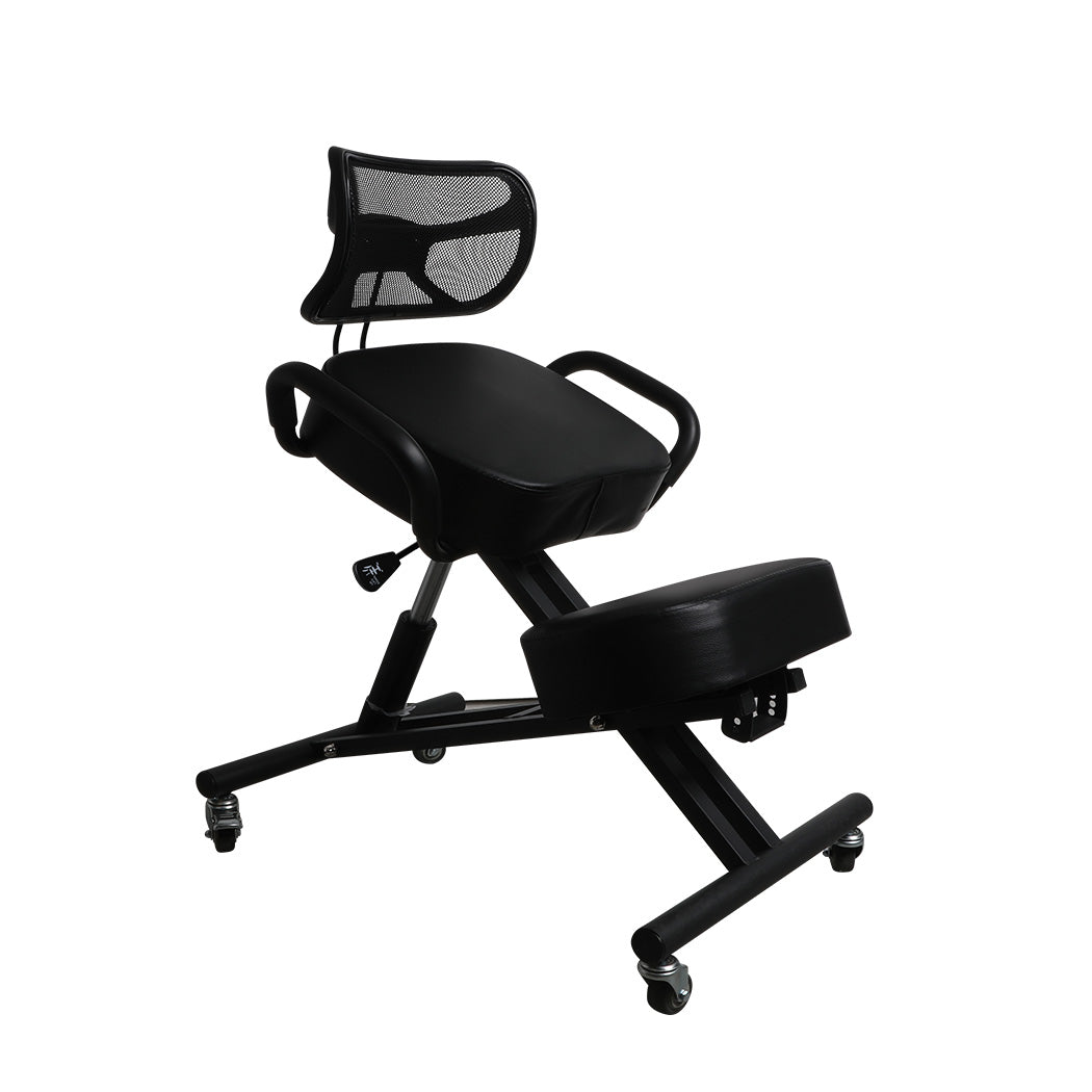 Levede Kneeling Chair Office Ergonomic Black-1831592609685049344