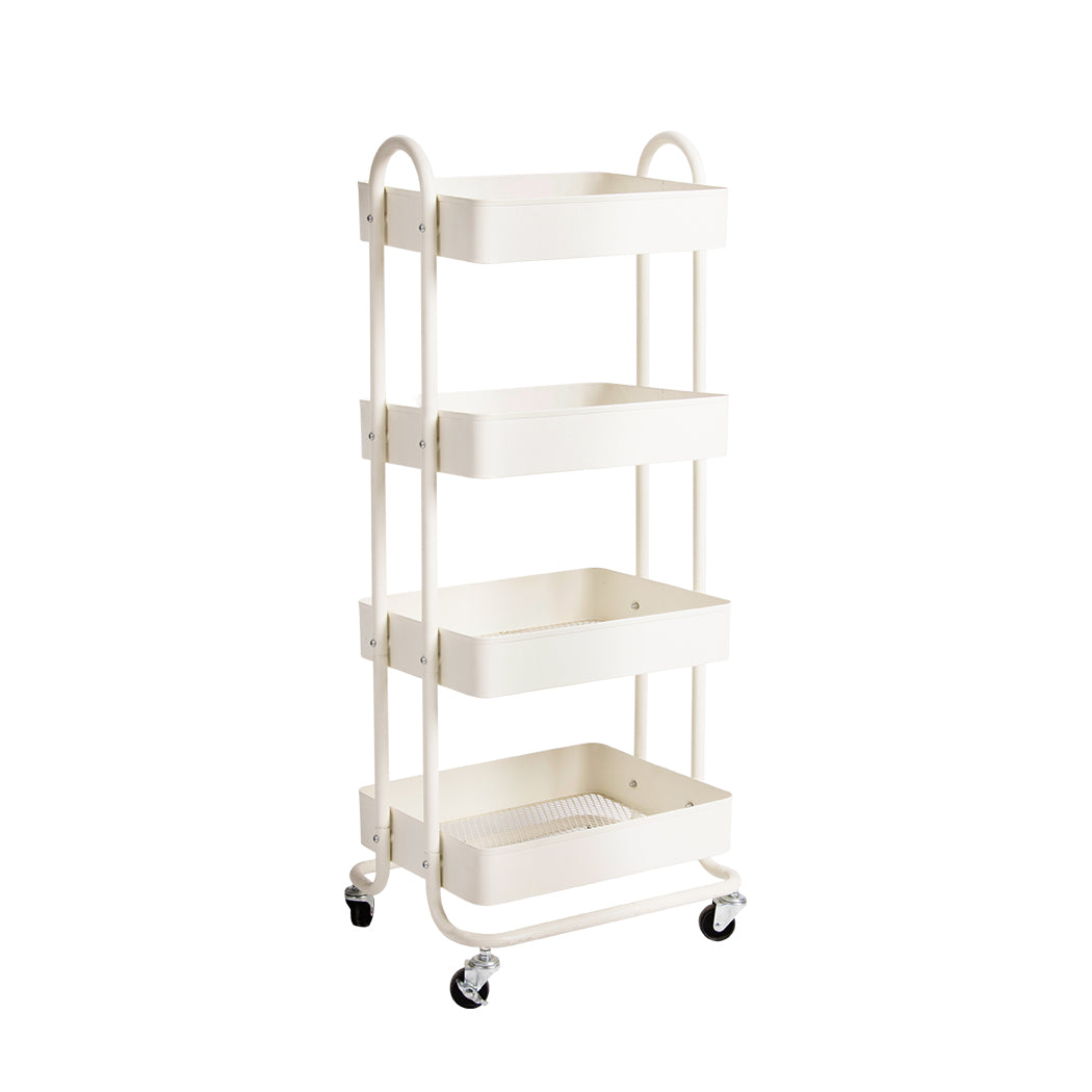 Levede 4 Tiers Kitchen Trolley Cart - Levede